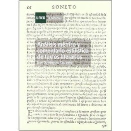 Análisis métrico y comentario estilístico de textos literarios