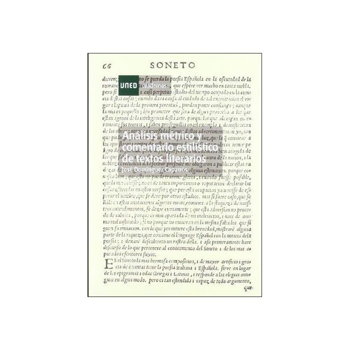 Análisis métrico y comentario estilístico de textos literarios