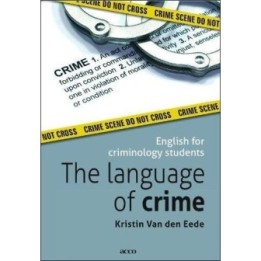 English for criminology students. The language of crime