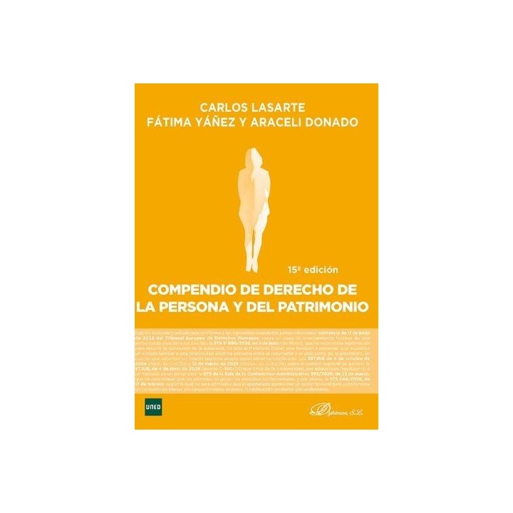 Compendio de derecho de la persona y del patrimonio