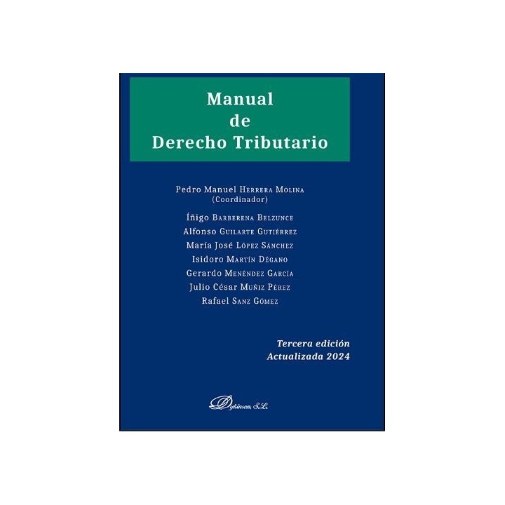 Manual de derecho tributario
