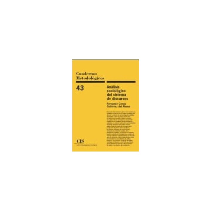 Análisis sociológico del sistema de discursos