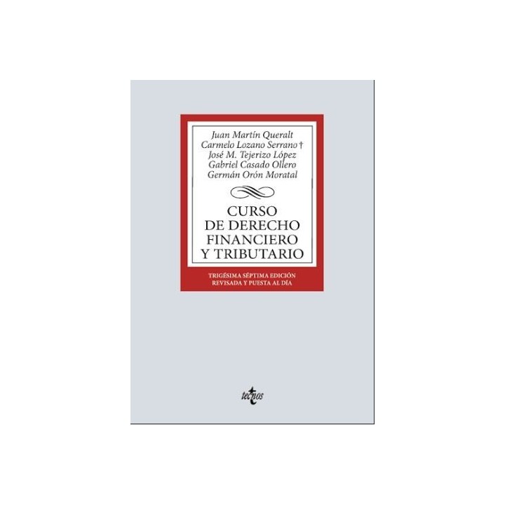 Curso de derecho financiero y tributario