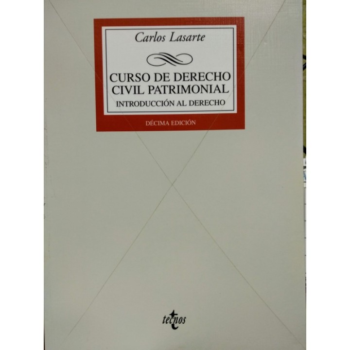 Curso de derecho civil patrimonial. Introducción al derecho