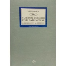 Curso de derecho civil patrimonial. Introducción al derecho