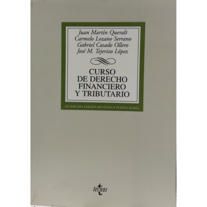 Curso de derecho financiero y tributario