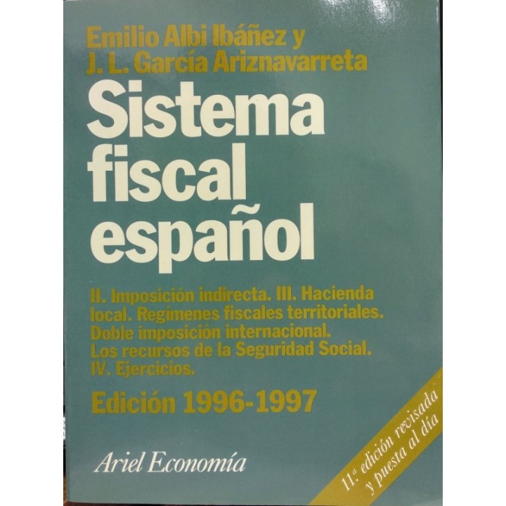 Sistema fiscal español (1995-1996) Vol. 1-2